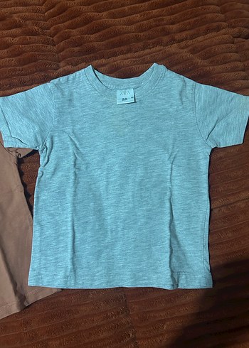 Zara Erkek Çocuk Kısa Kollu Pamuklu Tişörtler - Görsel 3