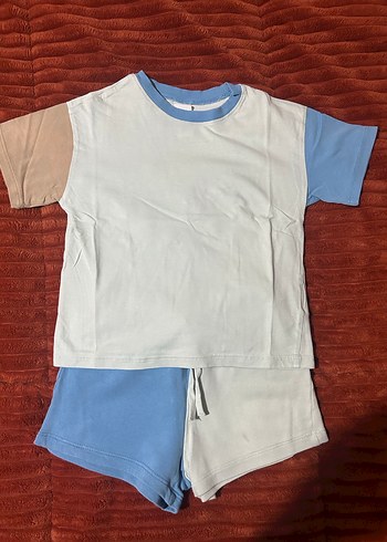 Bebek Erkek Kısa Kollu Pamuklu Takım - Görsel 2