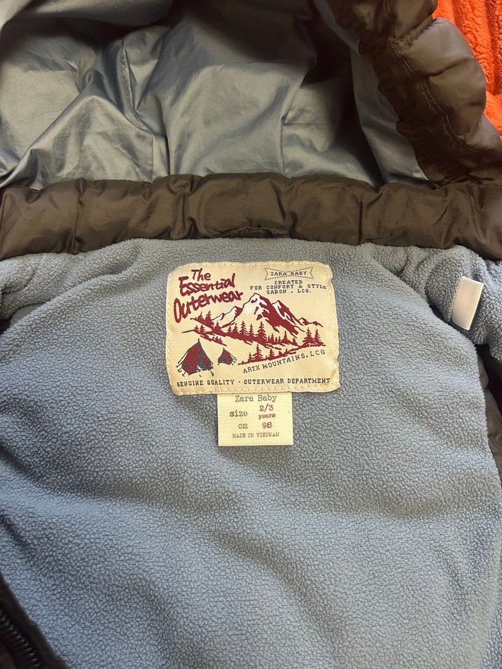 Zara Kapüşonlu Erkek Çocuk şişme yelek - Görsel 2