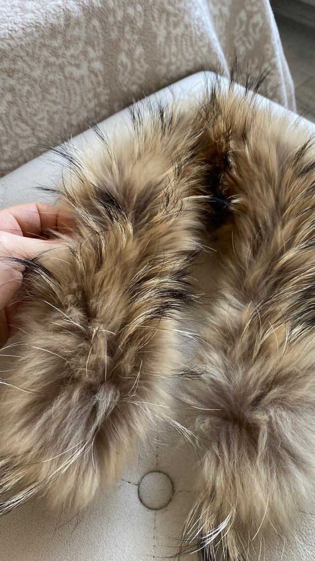 Gerçek tilki kürkü yaka - Görsel 5