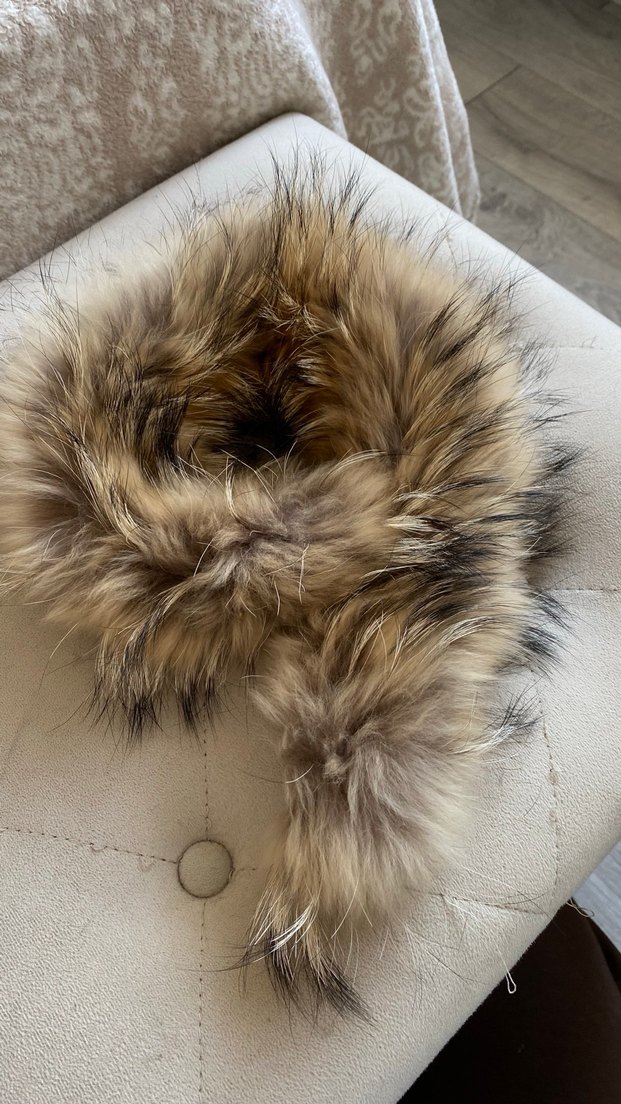 Gerçek tilki kürkü yaka - Görsel 4