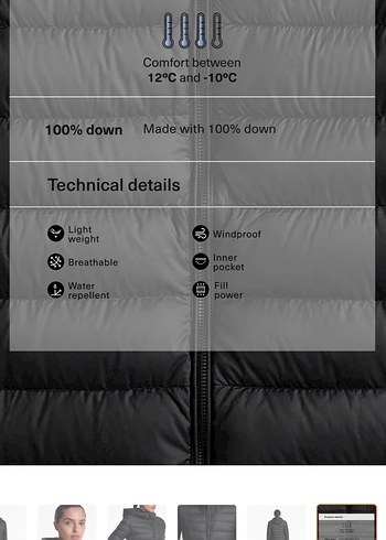 Kadın Bej Kapüşonlu Şişme Mont - Görsel 7