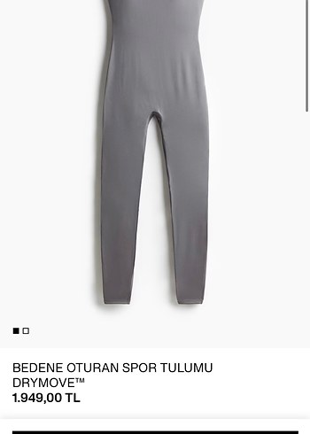 Kadın Gri Kolsuz Midi Tulum - Görsel 3