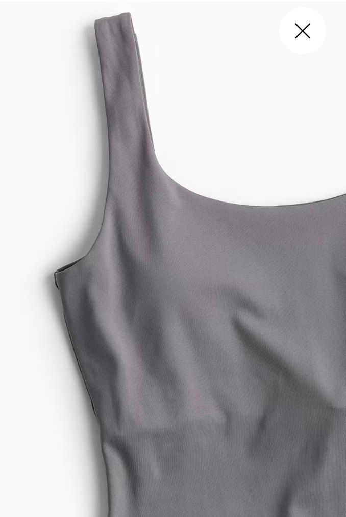 Kadın Gri Kolsuz Midi Tulum - Görsel 2