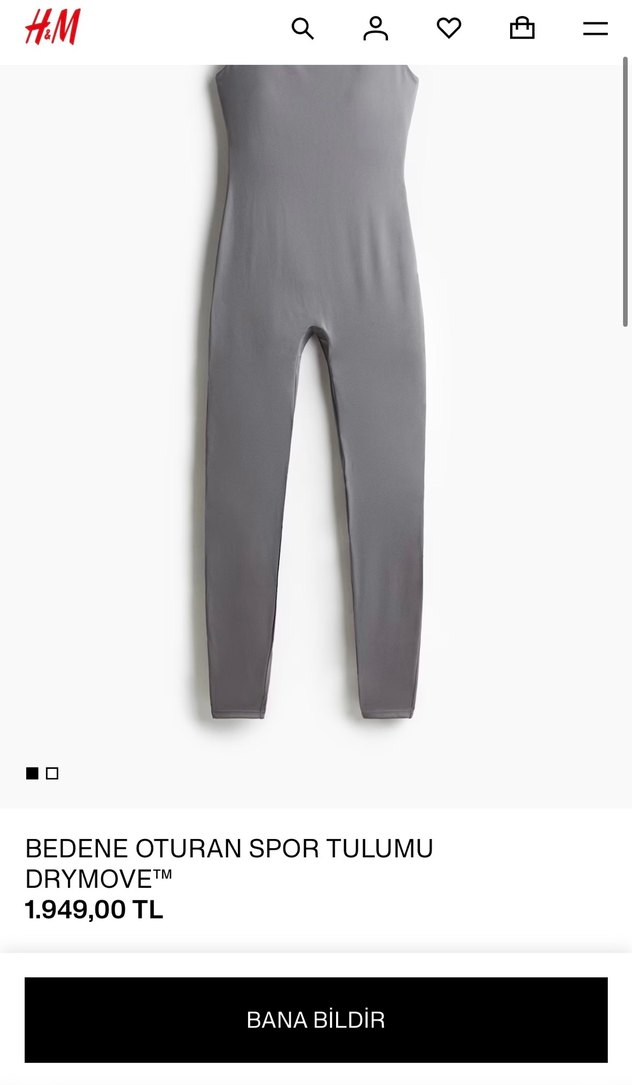 Kadın Gri Kolsuz Midi Tulum - Görsel 3