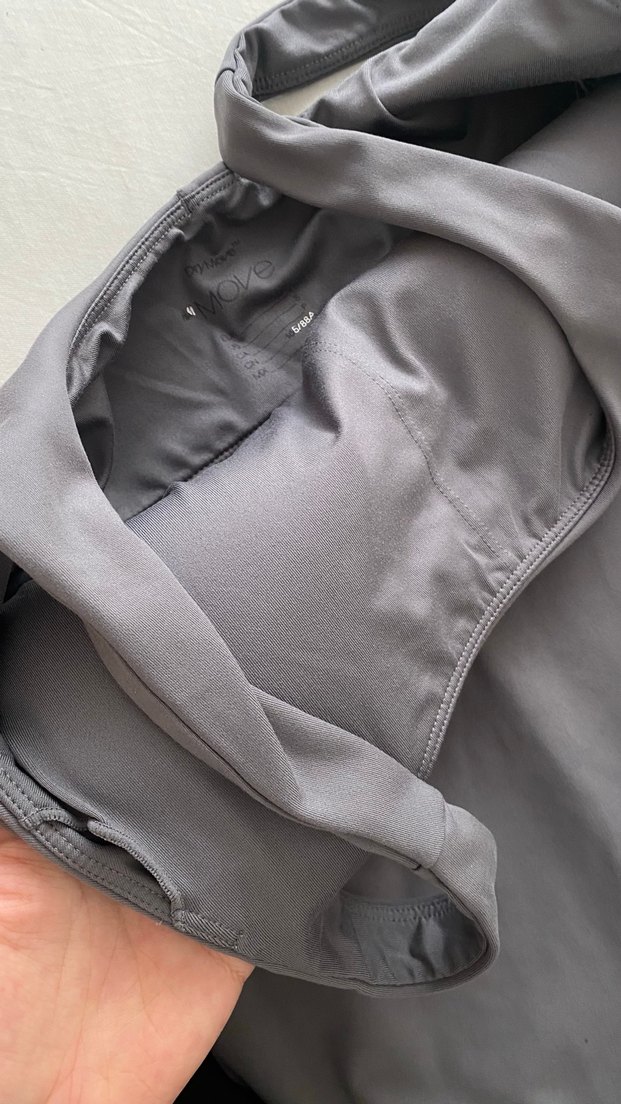 Kadın Gri Kolsuz Midi Tulum - Görsel 5