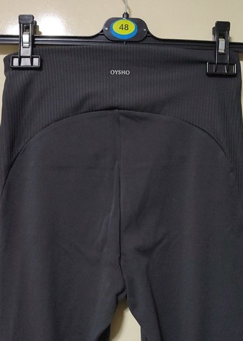 Gri Bel Bantlı Kadın Spor Tayt - Görsel 5