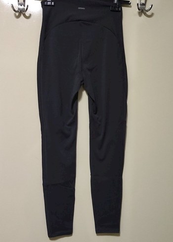 Gri Bel Bantlı Kadın Spor Tayt - Görsel 8