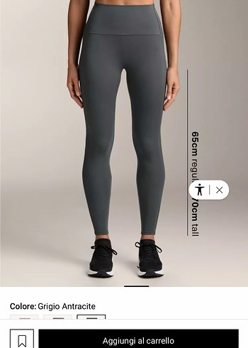 Gri Bel Bantlı Kadın Spor Tayt - Görsel 3