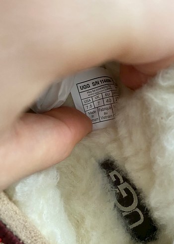 UGG Kadın Taba Süet Wedge Topuklu Ev Terliği - Görsel 4