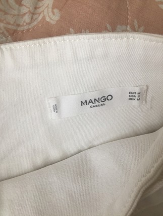 Mango Mango beyaz kot etek