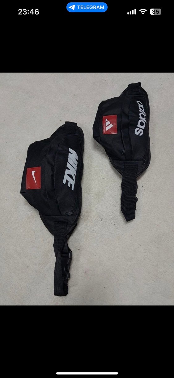 Nike Siyah Bel Çantası - Görsel 2