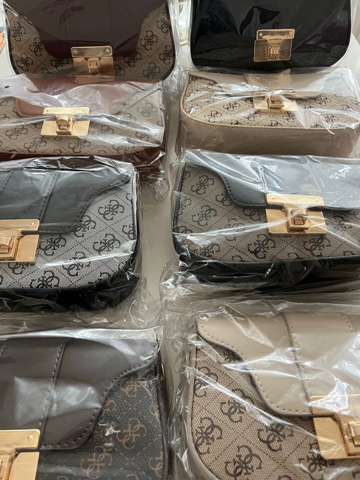 Kahverengi Desenli Deri Kadın Çanta - Görsel 4