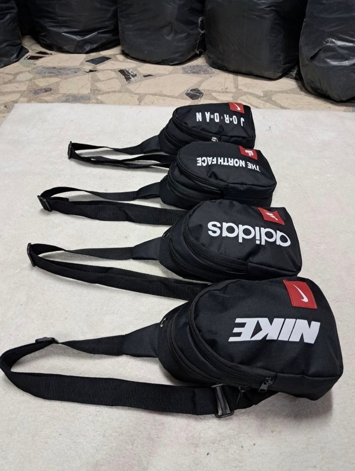 Nike Siyah Baskılı Erkek Bel Çantası - Görsel 2