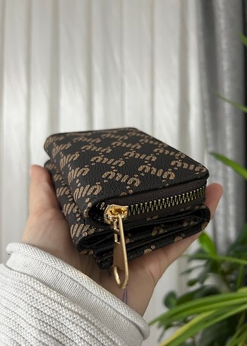 Gri Yılan Desenli Fermuarlı Kadın Cüzdanı - Görsel 5