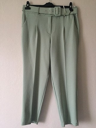 Mint yeşili kumaş pantolon(46 ) beden
