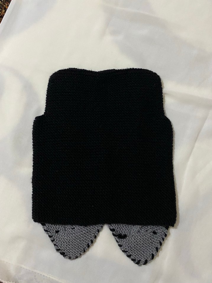 Gri Erkek Çocuk El Örgüsü Yelek - Görsel 2