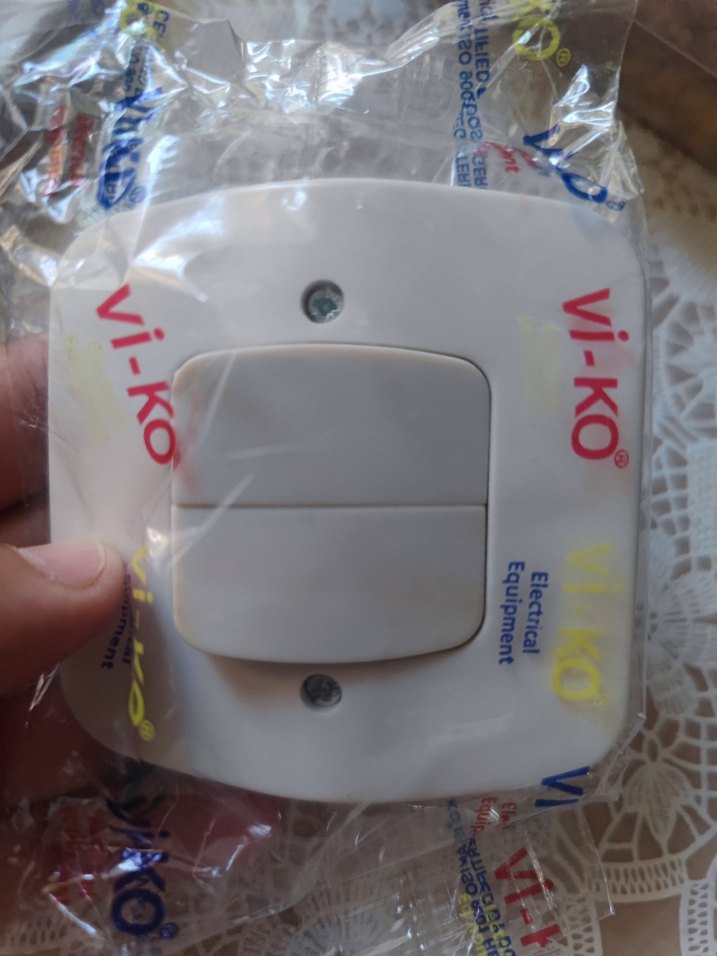 Diger Beyaz Çift Anahtarlı Elektrik Prizi - Görsel 2