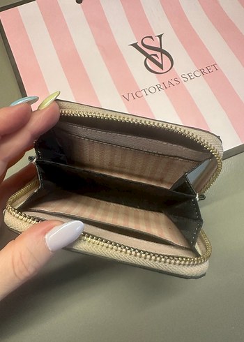 Beden pembe Renk Victoria's Secret Fermuarlı Cüzdan