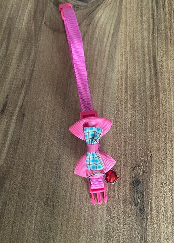 Pembe Papyonlu Kedi Tasması - Görsel 3