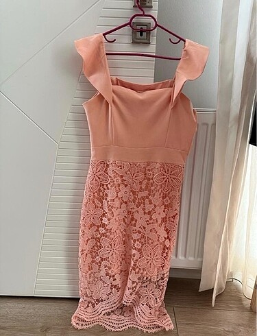 Diğer Toz pembe tül elbise