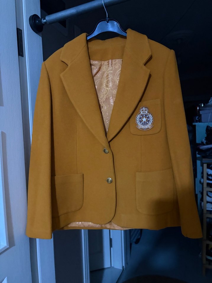 Hardal Sarısı Klasik Blazer Ceket — görsel 2/7
