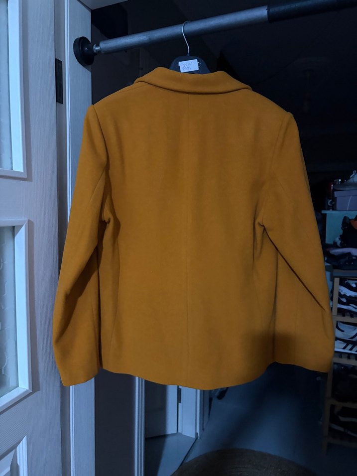 Hardal Sarısı Klasik Blazer Ceket — görsel 6/7