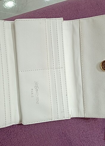 Yves Saint Laurent Ysl çift kapaklı cüzdan 
