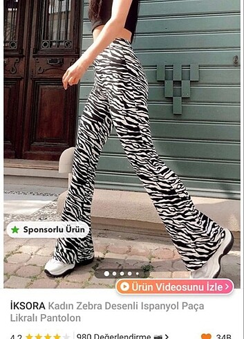 Zebra pantolon