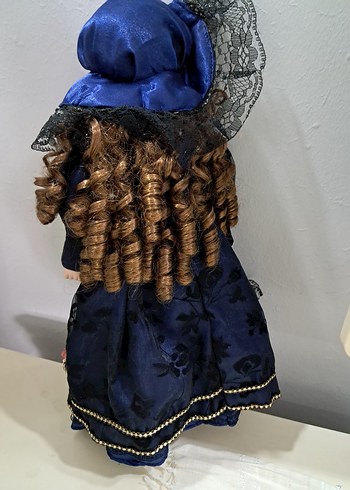 Mudo Concept Mavi Elbiseli Vintage porselen Bebek