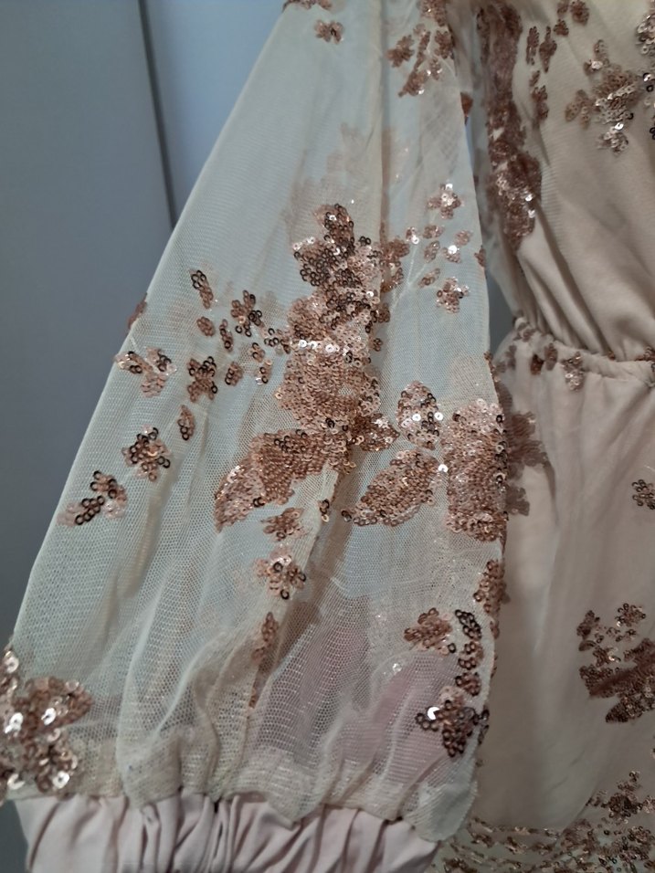 Dantel Detaylı V Yakalı Mini Bohem şort tulum - Görsel 3