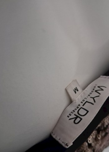 Kahverengi payet Detaylı Mini Abiye şort - Görsel 7