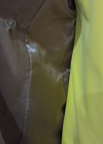 Kadın Bej Kemerli Uzun Trençkot - Görsel 4