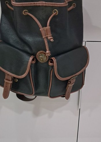 Kahverengi Deri Kadın Sırt Çantası - Görsel 4