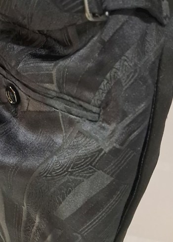 Erkek Siyah Regular Fit Pilili Pantolon - Görsel 5