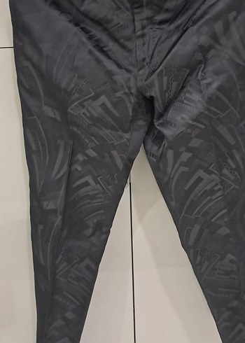 Erkek Siyah Regular Fit Pilili Pantolon - Görsel 3