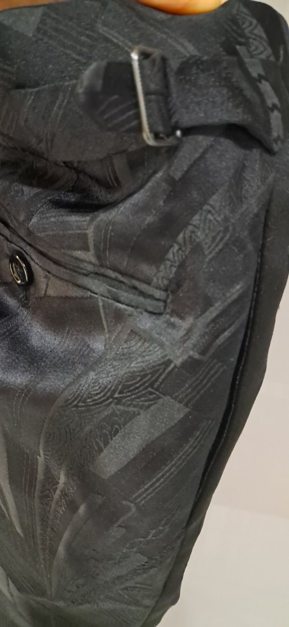 Erkek Siyah Regular Fit Pilili Pantolon - Görsel 5