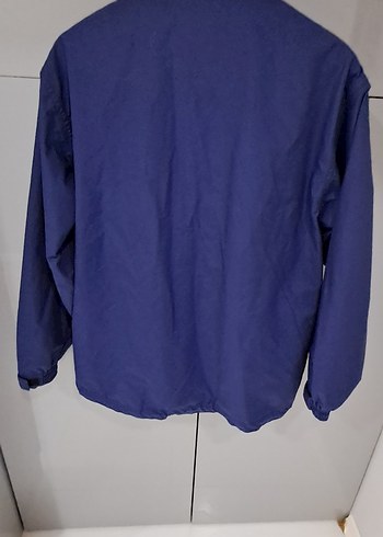 Düğmeli Mavi Erkek Midi Mont - Görsel 3