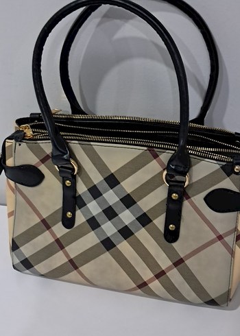 Bej Deri Kemerli Kadın Çanta - Görsel 7