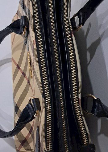 Bej Deri Kemerli Kadın Çanta - Görsel 3