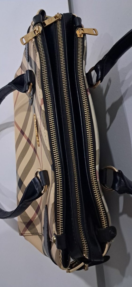 Bej Deri Kemerli Kadın Çanta - Görsel 3