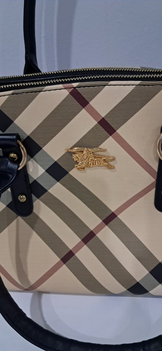 Bej Deri Kemerli Kadın Çanta - Görsel 2