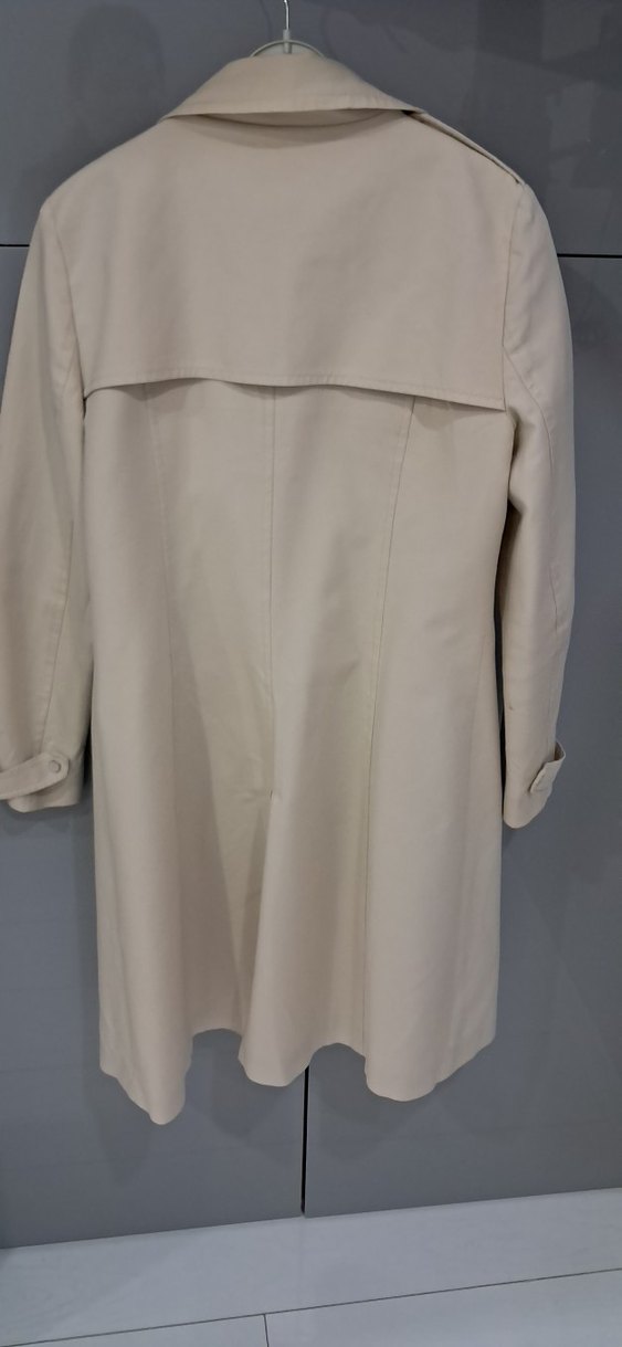 Bej Düğmeli Midi Kadın Trençkot - Görsel 2