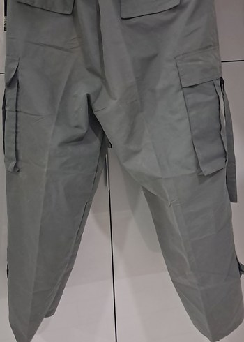 Gri Kamuflaj Desenli erkek Kargo Pantolon - Görsel 5