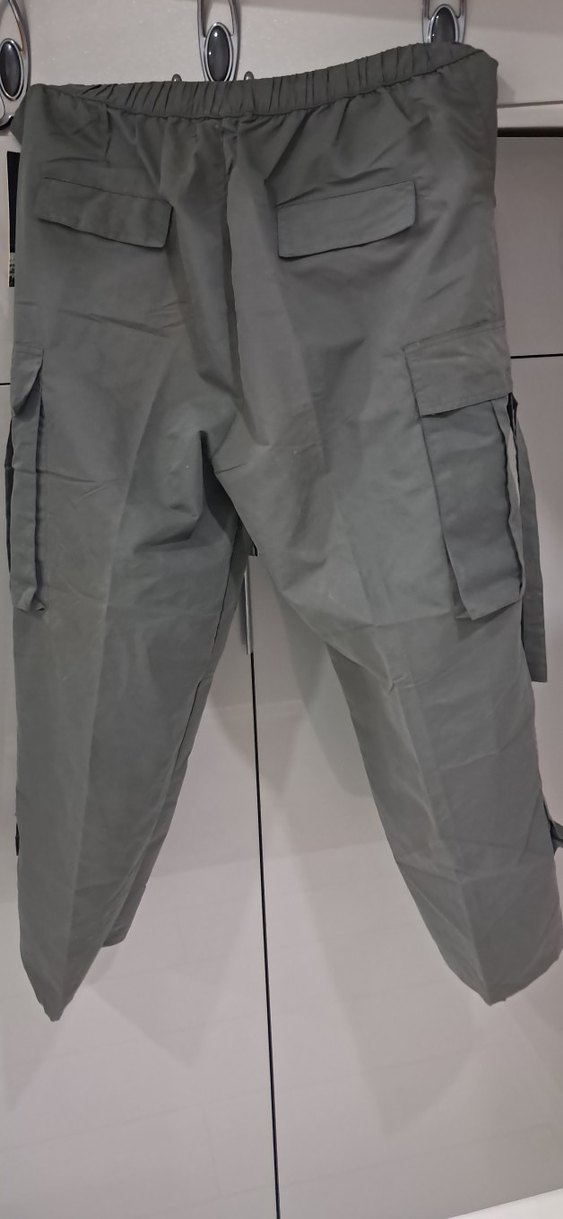 Gri Kamuflaj Desenli erkek Kargo Pantolon - Görsel 5