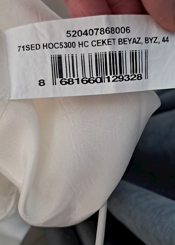 Beyaz ceket - Görsel 8