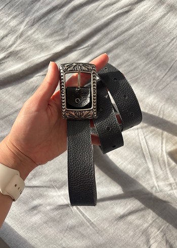 Zara Western Tarzi Siyah Deri Kemer