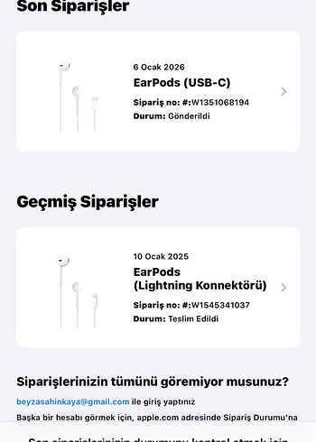 Apple EarPods USB-C Beyaz Kulaklık - Görsel 2