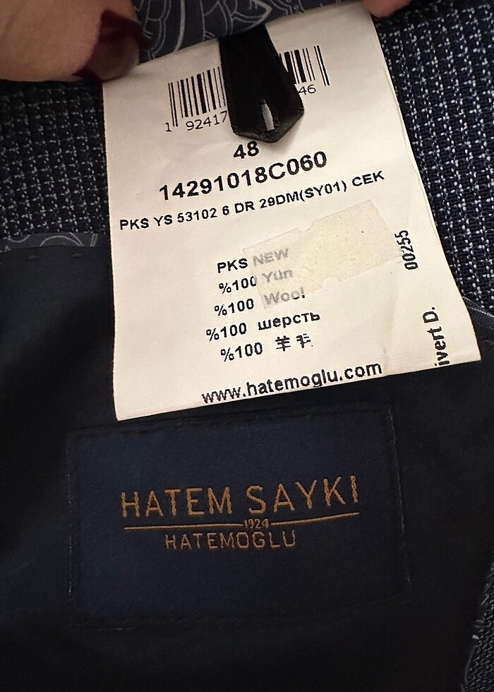 Hatem Saykı /Hatemoğlu ceket - Görsel 3