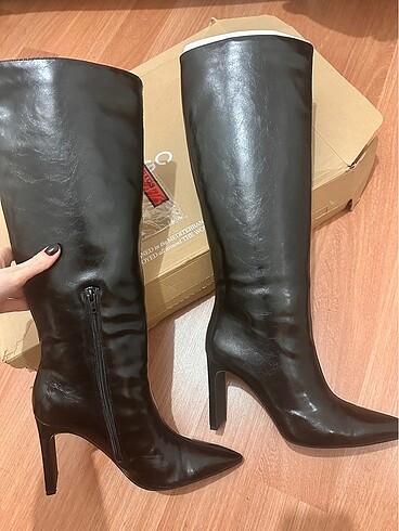 39 Beden siyah Renk Pull&Bear Çizme (1 kez giyildi)